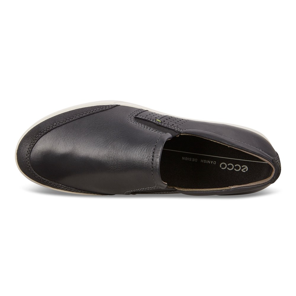 Slip On Hombre - ECCO Collin 2.0 Sneakers - Negros - DGE096842